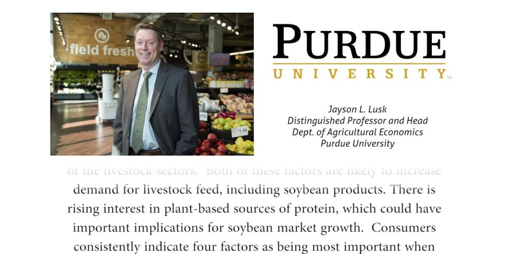 Jayson L. Lusk, Economist, on Growing Livestock Feed Demand